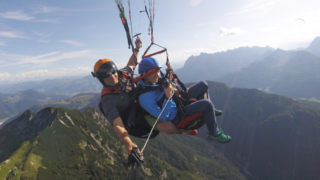 Paragliding Tandemflug über den Bayerischen Alpen